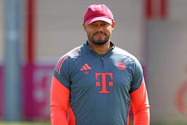 Coach Vincent Kompany, Portrait, Portrait, Football final training before UEFA Champions League match Real Madrid CF FC Bayern Munich 06 04 2026 Training ground, Säbenerstr PHOTO Mladen Lackovic LakoPress
