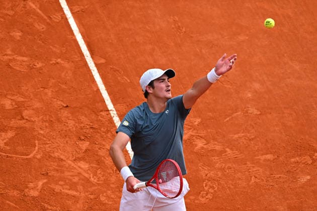 Rolex Monte-Carlo Masters - Men s Singles - Joao Fonseca Joao Fonseca (BRA) during his first round match at the 2026 Rolex Monte-Carlo Masters in Monte-Carlo, MONACO, on April 6th, 2026. Photo by Corinne Dubreuil ABACAPRESS.COM Monte Carlo Monaco  Copyright: xDubreuilxCorinne ABACAx