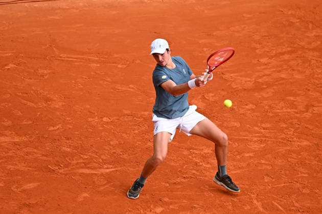Rolex Monte-Carlo Masters - Men s Singles - Joao Fonseca Joao Fonseca (BRA) during his first round match at the 2026 Rolex Monte-Carlo Masters in Monte-Carlo, MONACO, on April 6th, 2026. Photo by Corinne Dubreuil ABACAPRESS.COM Monte Carlo Monaco  Copyright: xDubreuilxCorinne ABACAx