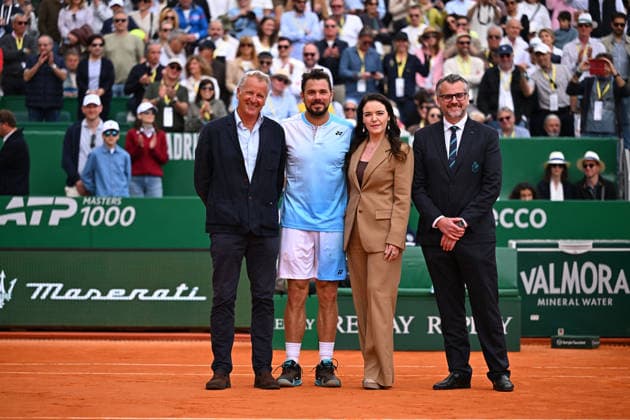 Rolex Monte-Carlo Masters - Men s Singles - S Baez v S Wawrinka Stan Wawrinka (SUI) during his first and last round match at the 2026 Rolex Monte-Carlo Masters in Monte-Carlo, MONACO, on April 6th, 2026. Photo by Corinne Dubreuil ABACAPRESS.COM Monte Carlo Monaco  Copyright: xDubreuilxCorinne ABACAx