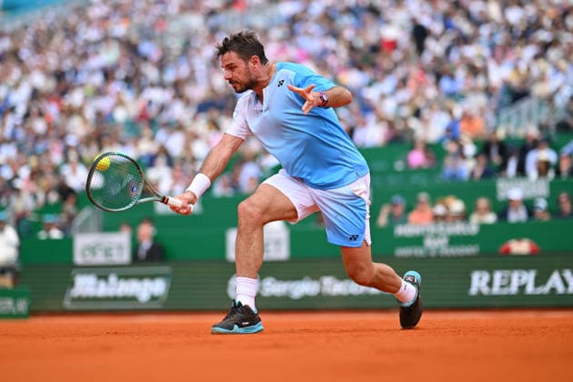 Rolex Monte-Carlo Masters - Men s Singles - S Baez v S Wawrinka Stan Wawrinka (SUI) during his first and last round match at the 2026 Rolex Monte-Carlo Masters in Monte-Carlo, MONACO, on April 6th, 2026. Photo by Corinne Dubreuil ABACAPRESS.COM Monte Carlo Monaco  Copyright: xDubreuilxCorinne ABACAx