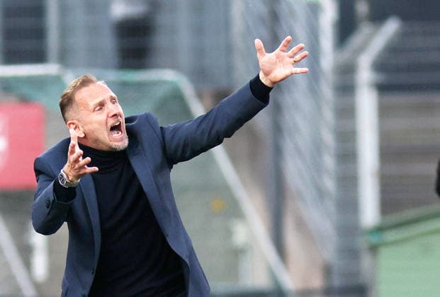 OB. Mauro Lustrinelli Trainer Thun , FC Lugano-FC Thun , Swiss Super League , Fußball , in den Cornaredo Stadion, in Lugano , Schweiz . April 04 , 2026 . Photo by: Omar Bellandi IPA Photo Pressefoto DENL Copyright: xOmarxBellandix