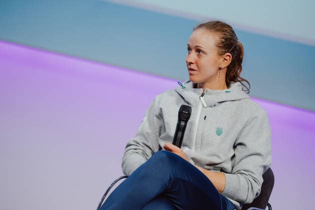 TENNIS - WTA, Tennis Damen Upper Austria Ladies Linz LINZ,AUSTRIA,07.APR.26 - TENNIS - WTA Tour, Upper Austria Ladies Linz. Image shows Liudmila Samsonova (RUS).  GEPAxpictures xAlexanderxSolc