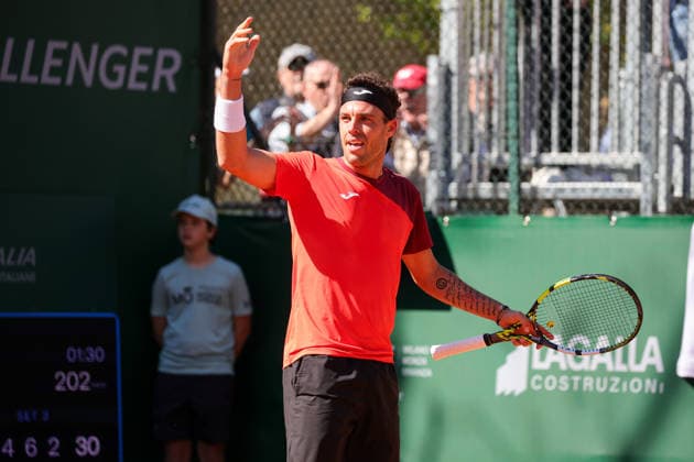 Marco CECCHINATO (ITA) during ATP, Tennis Herren Challenger Monza, International Tennis match in Monza, Italy, April 07 2026  Copyright: xRobertaxCorradin IPAxSportx xipa-agency.netx xx IPA_73803422 IPA_Agency_IPA73803422