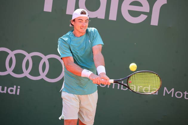 Timofej Skatov (KAZ) during ATP, Tennis Herren Challenger Monza, International Tennis match in Monza, Italy, April 07 2026  Copyright: xRobertaxCorradin IPAxSportx xipa-agency.netx xx IPA_73803433 IPA_Agency_IPA73803433