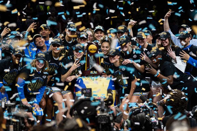 NCAA, College League, USA Basketball: NCAA Tournament Final Four Championship-South Carolina vs UCLA The UCLA Bruins celebrate after winning the championship game of the women s 2026 NCAA Tournament against the South Carolina Gamecocks at Mortgage Matchup Center, Sunday, April 5, 2026, in Phoenix, Arizona. UCLA defeated South Carolina 79-51. (Jon Endow Image of Phoenix Arizona United States EDITORIAL USE ONLY Copyright: xImagexofxSportx JonxEndowx iosphotos405049