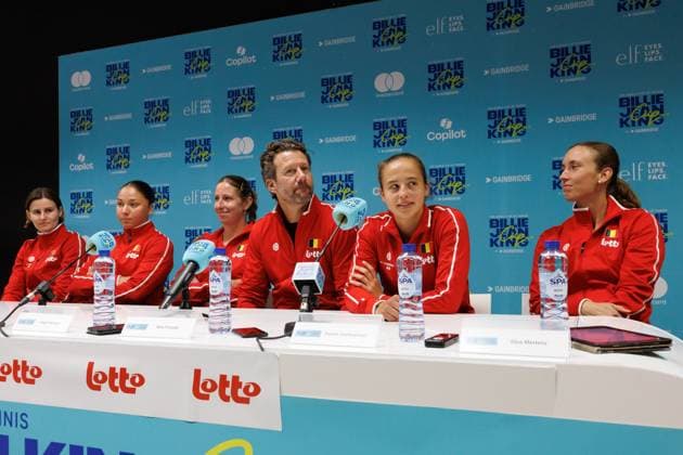 Tennis, Billie Jean King Cup, Team Belgium, Media appointment