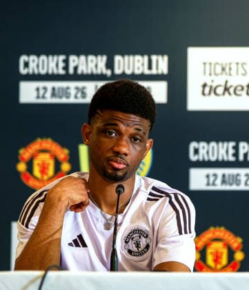 Manchester United, ManU press conference, PK, Pressekonferenz Carton House, Kildare 7 4 2026 Amad Diallo Amad Diallo 7 4 2026  Copyright: x INPHO GracexHaltonx GH_28923 copy