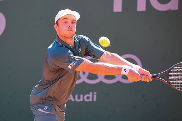 Arthur FERY (GBR) during ATP, Tennis Herren Challenger Monza, International Tennis match in Monza, Italy, April 07 2026  Copyright: xRobertaxCorradin IPAxSportx xipa-agency.netx xx IPA_73806284 IPA_Agency_IPA73806284