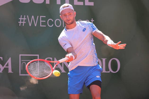 Gianluca CADENASSO (ITA) during ATP, Tennis Herren Challenger Monza, International Tennis match in Monza, Italy, April 07 2026  Copyright: xRobertaxCorradin IPAxSportx xipa-agency.netx xx IPA_73806289 IPA_Agency_IPA73806289