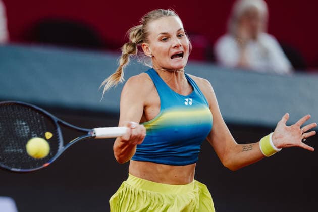 TENNIS - WTA, Tennis Damen Upper Austria Ladies Linz LINZ,AUSTRIA,07.APR.26 - TENNIS - WTA Tour, Upper Austria Ladies Linz. Image shows Dayana Yastremska (UKR).  GEPAxpictures xAlexanderxSolc