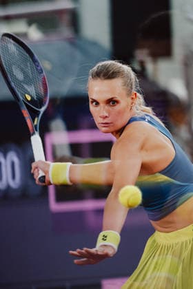 TENNIS - WTA, Tennis Damen Upper Austria Ladies Linz LINZ,AUSTRIA,07.APR.26 - TENNIS - WTA Tour, Upper Austria Ladies Linz. Image shows Dayana Yastremska (UKR).  GEPAxpictures xAlexanderxSolc