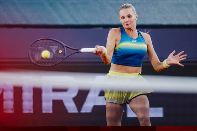 TENNIS - WTA, Tennis Damen Upper Austria Ladies Linz LINZ,AUSTRIA,07.APR.26 - TENNIS - WTA Tour, Upper Austria Ladies Linz. Image shows Dayana Yastremska (UKR).  GEPAxpictures xAlexanderxSolc