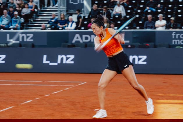 TENNIS - WTA, Tennis Damen Upper Austria Ladies Linz LINZ,AUSTRIA,07.APR.26 - TENNIS - WTA Tour, Upper Austria Ladies Linz. Image shows Ann Li (USA).  GEPAxpictures xAlexanderxSolc
