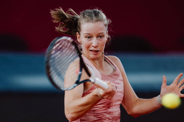 TENNIS - WTA, Tennis Damen Upper Austria Ladies Linz LINZ,AUSTRIA,07.APR.26 - TENNIS - WTA Tour, Upper Austria Ladies Linz. Image shows Sinja Kraus (AUT).  GEPAxpictures xAlexanderxSolc