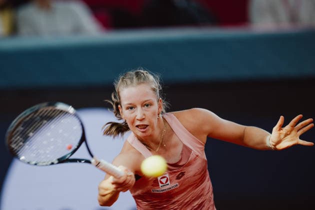 TENNIS - WTA, Tennis Damen Upper Austria Ladies Linz LINZ,AUSTRIA,07.APR.26 - TENNIS - WTA Tour, Upper Austria Ladies Linz. Image shows Sinja Kraus (AUT).  GEPAxpictures xAlexanderxSolc