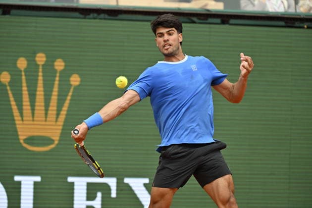 Tennis - Monte Carlo Rolex Masters 2026 - ATP, Tennis Herren - 07 04 2026 - Tennis - Monte Carlo Rolex Masters 2026 - ATP - 07 04 2026 - Carlos Alcaraz - Espagne Monaco  Copyright: xChryslenexCaillaudx Psnewzx