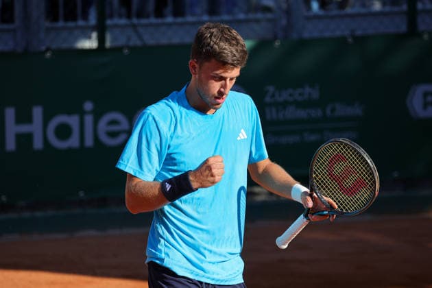 Luca NARDI (ITA) during ATP, Tennis Herren Challenger Monza, International Tennis match in Monza, Italy, April 07 2026  Copyright: xRobertaxCorradin IPAxSportx xipa-agency.netx xx IPA_73808822 IPA_Agency_IPA73808822