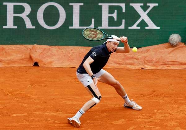 Monte-Carlo Rolex Master Tennis PHOTOPQR NICE MATIN Dylan Meiffret ; Roquebrune Cap-Martin ; 07 04 2026 ; 119e edition du Rolex Monte-Carlo Masters de Tennis. Matchs du 4e jour. ICI : match entre l italien Jannik Sinner et le francais Ugo Humbert. Jannik Sinner remporte le match. ICI : Ugo Humbert Rolex Monte-Carlo Masters at Monte-Carlo Country Club on April 7, 2026 in Monte-Carlo. Roquebrune Cap-Martin France  Copyright: xPHOTOPQR NICExMATIN MAXPPPxDylanxMeiffretx 20260407NIM7573 20260407NIM7573