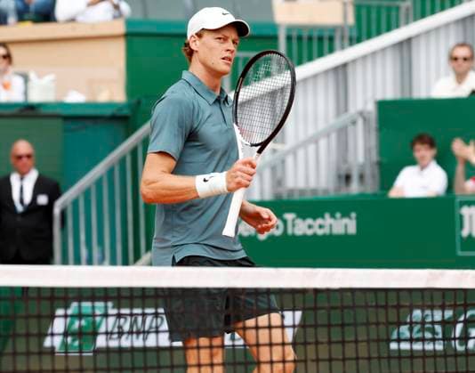 Monte-Carlo Rolex Master Tennis PHOTOPQR NICE MATIN Dylan Meiffret ; Roquebrune Cap-Martin ; 07 04 2026 ; 119e edition du Rolex Monte-Carlo Masters de Tennis. Matchs du 4e jour. ICI : match entre l italien Jannik Sinner et le francais Ugo Humbert. Jannik Sinner remporte le match. ICI : Jannik Sinner Rolex Monte-Carlo Masters at Monte-Carlo Country Club on April 7, 2026 in Monte-Carlo. Roquebrune Cap-Martin France  Copyright: xPHOTOPQR NICExMATIN MAXPPPxDylanxMeiffretx 20260407NIM7620 20260407NIM7620