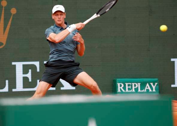Monte-Carlo Rolex Master Tennis PHOTOPQR NICE MATIN Dylan Meiffret ; Roquebrune Cap-Martin ; 07 04 2026 ; 119e edition du Rolex Monte-Carlo Masters de Tennis. Matchs du 4e jour. ICI : match entre l italien Jannik Sinner et le francais Ugo Humbert. Jannik Sinner remporte le match. ICI : Jannik Sinner Rolex Monte-Carlo Masters at Monte-Carlo Country Club on April 7, 2026 in Monte-Carlo. Roquebrune Cap-Martin France  Copyright: xPHOTOPQR NICExMATIN MAXPPPxDylanxMeiffretx 20260407NIM7627 20260407NIM7627