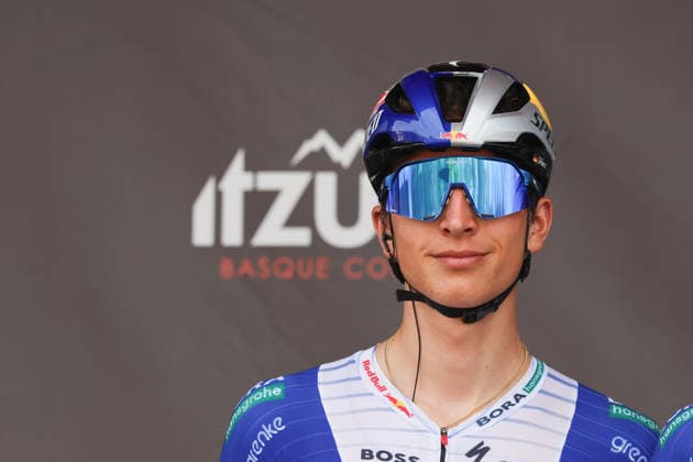 07-04-2026 Itzulia Basque Country; Tappa 02 Pamplona - Cuevas De Mendukilo; 2026, Red Bull - Bora Hansgrohe; Lipowitz, Florian; Pamplona; 