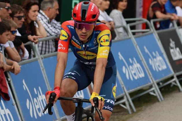 07-04-2026 Itzulia Basque Country; Tappa 02 Pamplona - Cuevas De Mendukilo; 2026, Lidl - Trek; Ayuso Pesquera, Juan; Cuevas De Mendukilo; 