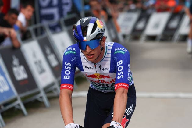 07-04-2026 Itzulia Basque Country; Tappa 02 Pamplona - Cuevas De Mendukilo; 2026, Red Bull - Bora Hansgrohe; Lipowitz, Florian; Cuevas De Mendukilo; 