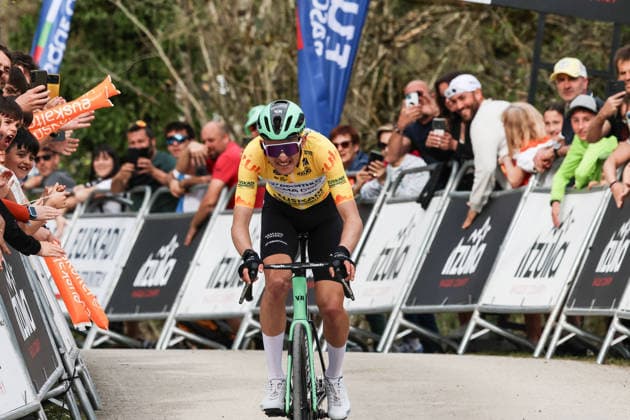 07-04-2026 Itzulia Basque Country; Tappa 02 Pamplona - Cuevas De Mendukilo; 2026, Decathlon - Cma Cgm; Seixas, Paul; Cuevas De Mendukilo; 
