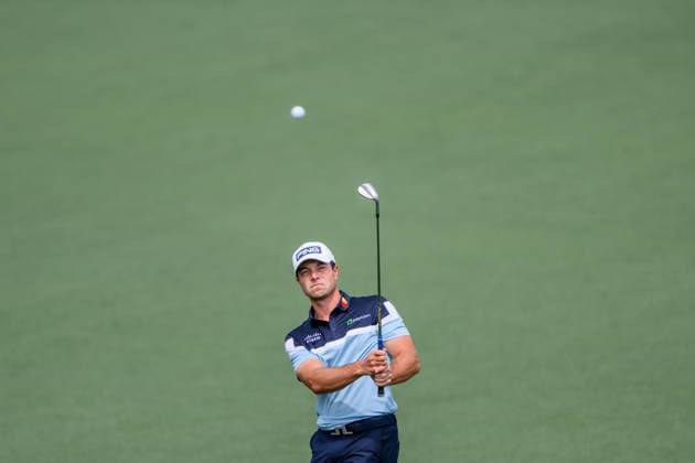 260407 Viktor Hovland of Norway during a practice round prior to the 2026 Masters Golf Tournament on April 7, 2026 in Augusta Photo Petter Arvidson BILDBYRAN kod PA PA1191 golf masters bbeng the masters augusta norge  Copyright: PETTERxARVIDSON BB260407PA002