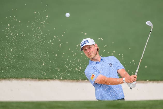 260407 Kristoffer Reitan of Norway during a practice round prior to the 2026 Masters Golf Tournament on April 7, 2026 in Augusta Photo Petter Arvidson BILDBYRAN kod PA PA1191 golf masters bbeng the masters augusta norge  Copyright: PETTERxARVIDSON BB260407PA008
