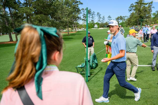 260407 Kristoffer Reitan of Norway during a practice round prior to the 2026 Masters Golf Tournament on April 7, 2026 in Augusta Photo Petter Arvidson BILDBYRAN kod PA PA1191 golf masters bbeng the masters augusta norge  Copyright: PETTERxARVIDSON BB260407PA010