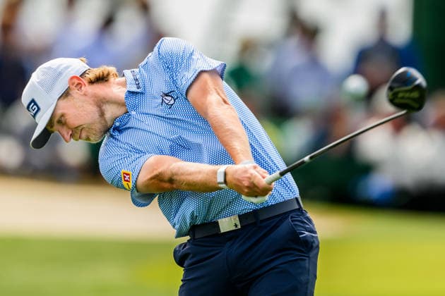 260407 Kristoffer Reitan of Norway during a practice round prior to the 2026 Masters Golf Tournament on April 7, 2026 in Augusta Photo Petter Arvidson BILDBYRAN kod PA PA1191 golf masters bbeng the masters augusta norge  Copyright: PETTERxARVIDSON BB260407PA013