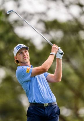 260407 Kristoffer Reitan of Norway during a practice round prior to the 2026 Masters Golf Tournament on April 7, 2026 in Augusta Photo Petter Arvidson BILDBYRAN kod PA PA1191 golf masters bbeng the masters augusta norge  Copyright: PETTERxARVIDSON BB260407PA019