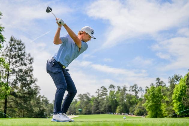260407 Kristoffer Reitan of Norway during a practice round prior to the 2026 Masters Golf Tournament on April 7, 2026 in Augusta Photo Petter Arvidson BILDBYRAN kod PA PA1191 golf masters bbeng the masters augusta norge  Copyright: PETTERxARVIDSON BB260407PA025