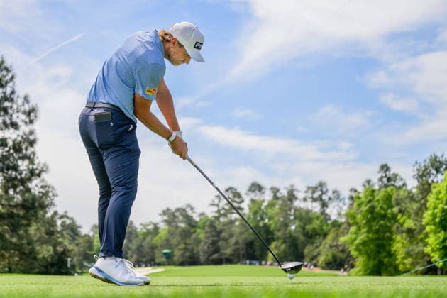 260407 Kristoffer Reitan of Norway during a practice round prior to the 2026 Masters Golf Tournament on April 7, 2026 in Augusta Photo Petter Arvidson BILDBYRAN kod PA PA1191 golf masters bbeng the masters augusta norge  Copyright: PETTERxARVIDSON BB260407PA026