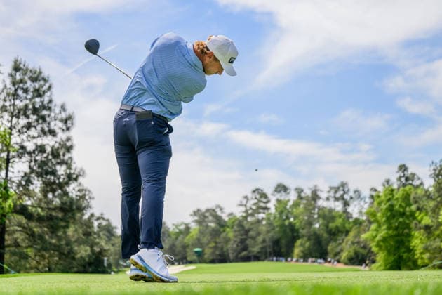 260407 Kristoffer Reitan of Norway during a practice round prior to the 2026 Masters Golf Tournament on April 7, 2026 in Augusta Photo Petter Arvidson BILDBYRAN kod PA PA1191 golf masters bbeng the masters augusta norge  Copyright: PETTERxARVIDSON BB260407PA027