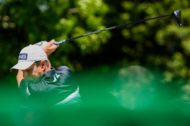 260407 Viktor Hovland of Norway during a practice round prior to the 2026 Masters Golf Tournament on April 7, 2026 in Augusta Photo Petter Arvidson BILDBYRAN kod PA PA1191 golf masters bbeng the masters augusta norge  Copyright: PETTERxARVIDSON BB260407PA029