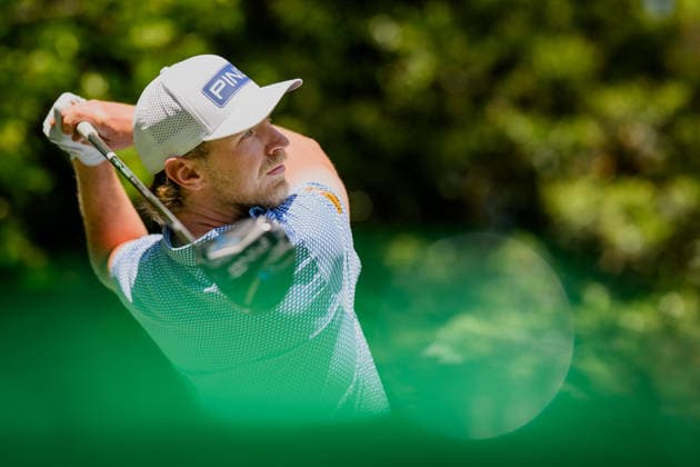 260407 Kristoffer Reitan of Norway during a practice round prior to the 2026 Masters Golf Tournament on April 7, 2026 in Augusta Photo Petter Arvidson BILDBYRAN kod PA PA1191 golf masters bbeng the masters augusta norge  Copyright: PETTERxARVIDSON BB260407PA031