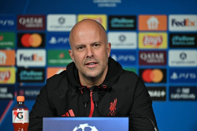 Ahead of PSG v Liverpool - UEFA Champions League PARIS, FRANCE - APRIL 07: Liverpool F.C. Manager Arne Slot speaks during a press conference, PK, Pressekonferenz ahead of the UEFA Champions League 2025 26 Quarter-finals 1st leg match, between Paris Saint-Germain and Liverpool F.C. at Parc des Princes Stadium in Paris, France on April 07, 2026. Mustafa Yalçin Anadolu Paris France. Editorial use only. Please get in touch for any other usage.  Copyright: x2026xAnadoluxMustafaxYalcÄ±nx