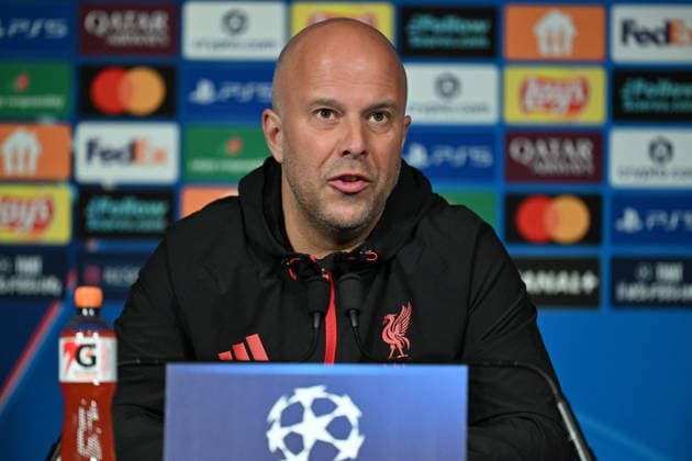 Ahead of PSG v Liverpool - UEFA Champions League PARIS, FRANCE - APRIL 07: Liverpool F.C. Manager Arne Slot speaks during a press conference, PK, Pressekonferenz ahead of the UEFA Champions League 2025 26 Quarter-finals 1st leg match, between Paris Saint-Germain and Liverpool F.C. at Parc des Princes Stadium in Paris, France on April 07, 2026. Mustafa Yalçin Anadolu Paris France. Editorial use only. Please get in touch for any other usage.  Copyright: x2026xAnadoluxMustafaxYalcÄ±nx