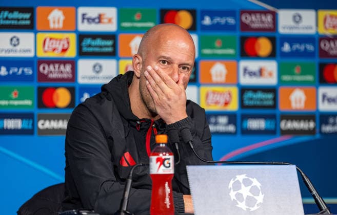 Football - UEFA Champions League - Quarter-Final - 1st Leg - Paris Saint-Germain FC v Liverpool FC - MD-1 PARIS, FRANCE - Tuesday, April 7, 2026: Liverpool s head coach Arne Slot during a press conference, PK, Pressekonferenz at the Parc des Princes ahead of the UEFA Champions League Quarter-Final 1st Leg match between Paris Saint-Germain FC and Liverpool FC. (Photo by David Rawcliffe Propaganda) PARIS Parc des Princes ÃŽLE-DE-FRANCE FRANCE  Copyright: xDavidxRawcliffex P2026-04-07-PSG_Liverpool_MD-1-96