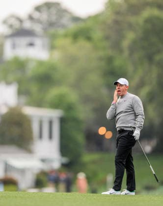 260407 Rory McIlroy of Northern Ireland during a practice round prior to the 2026 Masters Golf Tournament on April 7, 2026 in Augusta Photo Petter Arvidson BILDBYRAN kod PA PA1191 golf masters bbeng the masters augusta  Copyright: PETTERxARVIDSON BB260407PA038
