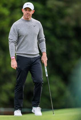 260407 Rory McIlroy of Northern Ireland during a practice round prior to the 2026 Masters Golf Tournament on April 7, 2026 in Augusta Photo Petter Arvidson BILDBYRAN kod PA PA1191 golf masters bbeng the masters augusta  Copyright: PETTERxARVIDSON BB260407PA042