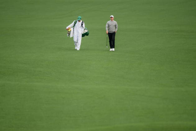 260407 Rory McIlroy of Northern Ireland during a practice round prior to the 2026 Masters Golf Tournament on April 7, 2026 in Augusta Photo Petter Arvidson BILDBYRAN kod PA PA1191 golf masters bbeng the masters augusta  Copyright: PETTERxARVIDSON BB260407PA044