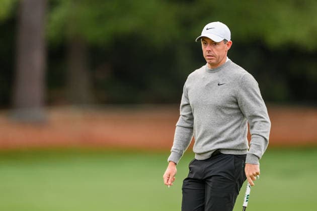 260407 Rory McIlroy of Northern Ireland during a practice round prior to the 2026 Masters Golf Tournament on April 7, 2026 in Augusta Photo Petter Arvidson BILDBYRAN kod PA PA1191 golf masters bbeng the masters augusta  Copyright: PETTERxARVIDSON BB260407PA040