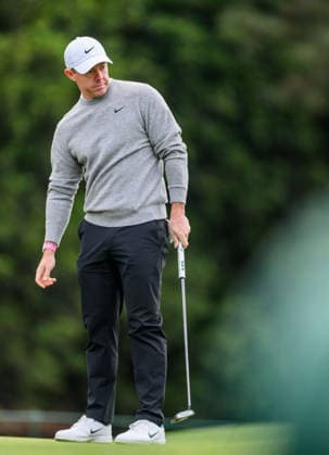 260407 Rory McIlroy of Northern Ireland during a practice round prior to the 2026 Masters Golf Tournament on April 7, 2026 in Augusta Photo Petter Arvidson BILDBYRAN kod PA PA1191 golf masters bbeng the masters augusta  Copyright: PETTERxARVIDSON BB260407PA041
