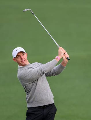 260407 Rory McIlroy of Northern Ireland during a practice round prior to the 2026 Masters Golf Tournament on April 7, 2026 in Augusta Photo Petter Arvidson BILDBYRAN kod PA PA1191 golf masters bbeng the masters augusta  Copyright: PETTERxARVIDSON BB260407PA046