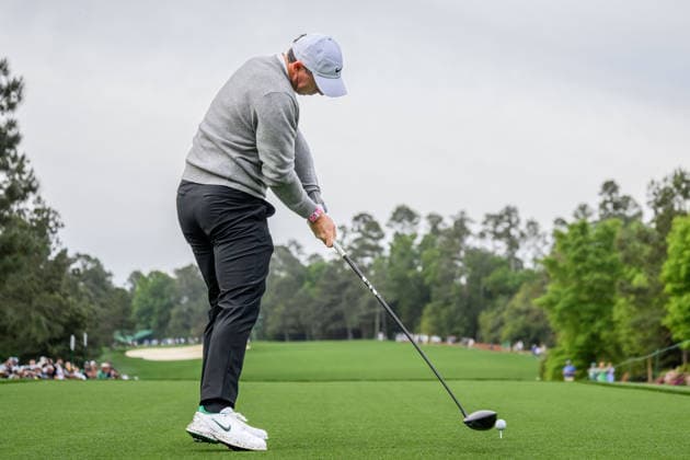 260407 Rory McIlroy of Northern Ireland during a practice round prior to the 2026 Masters Golf Tournament on April 7, 2026 in Augusta Photo Petter Arvidson BILDBYRAN kod PA PA1191 golf masters bbeng the masters augusta  Copyright: PETTERxARVIDSON BB260407PA068