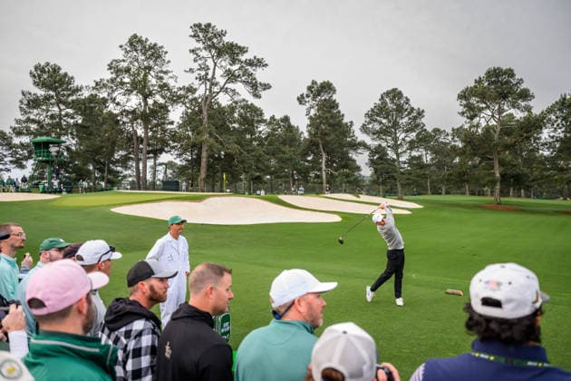 260407 Rory McIlroy of Northern Ireland during a practice round prior to the 2026 Masters Golf Tournament on April 7, 2026 in Augusta Photo Petter Arvidson BILDBYRAN kod PA PA1191 golf masters bbeng the masters augusta  Copyright: PETTERxARVIDSON BB260407PA055